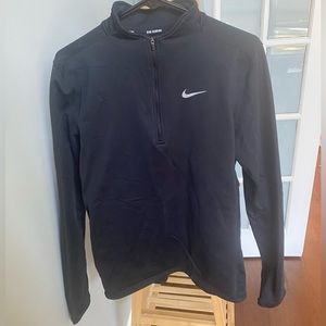 Nike Men’s Running Dri-Fit 1/4 Zip Size Medium Black